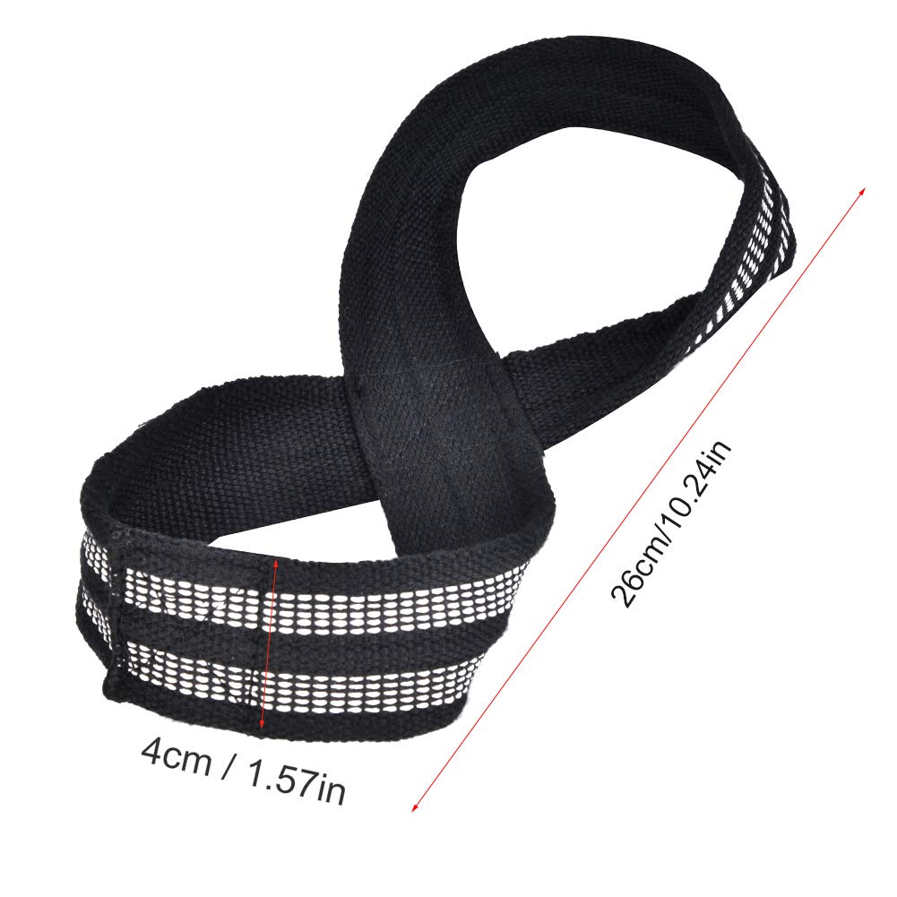 Amazon | DeadLiftリストストラップ、1ペア8シェイププルアップリスト