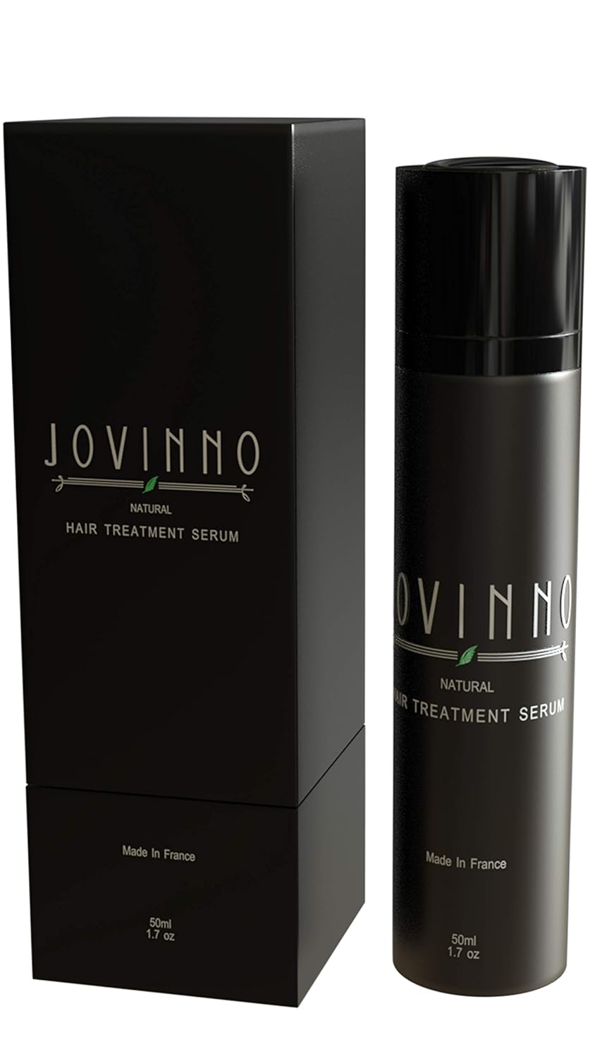 Hair & Beard Treatment Serum Natural unisex leave in Hair Serum (Non-Greasy) Promotes Hair Growth, Repairs Dry Damaged Frizzy Hair, Gluten Free, Paraben Free, Sulfate Free Argan & Jojoba Oil