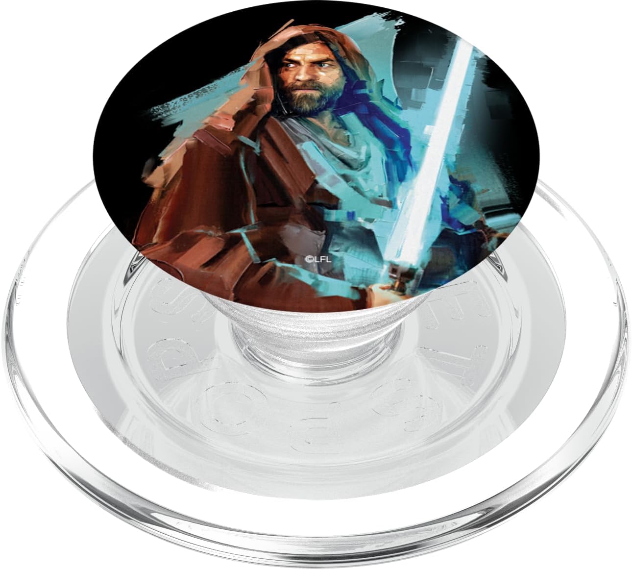 Star Wars Obi-Wan Kenobi Lightsaber PopSockets MagSafe PopGrip for iPhone