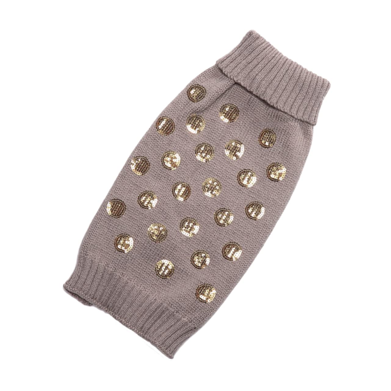 Pull pour chien chaud d'hiver avec motif écailleux unique pour chiot
