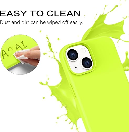 Miniatura 132 de BENTOBEN Compatible con iPhone 14, silicona líquida de gel de goma, forro de microfibra, parte trasera dura, a prueba de golpes, funda protectora