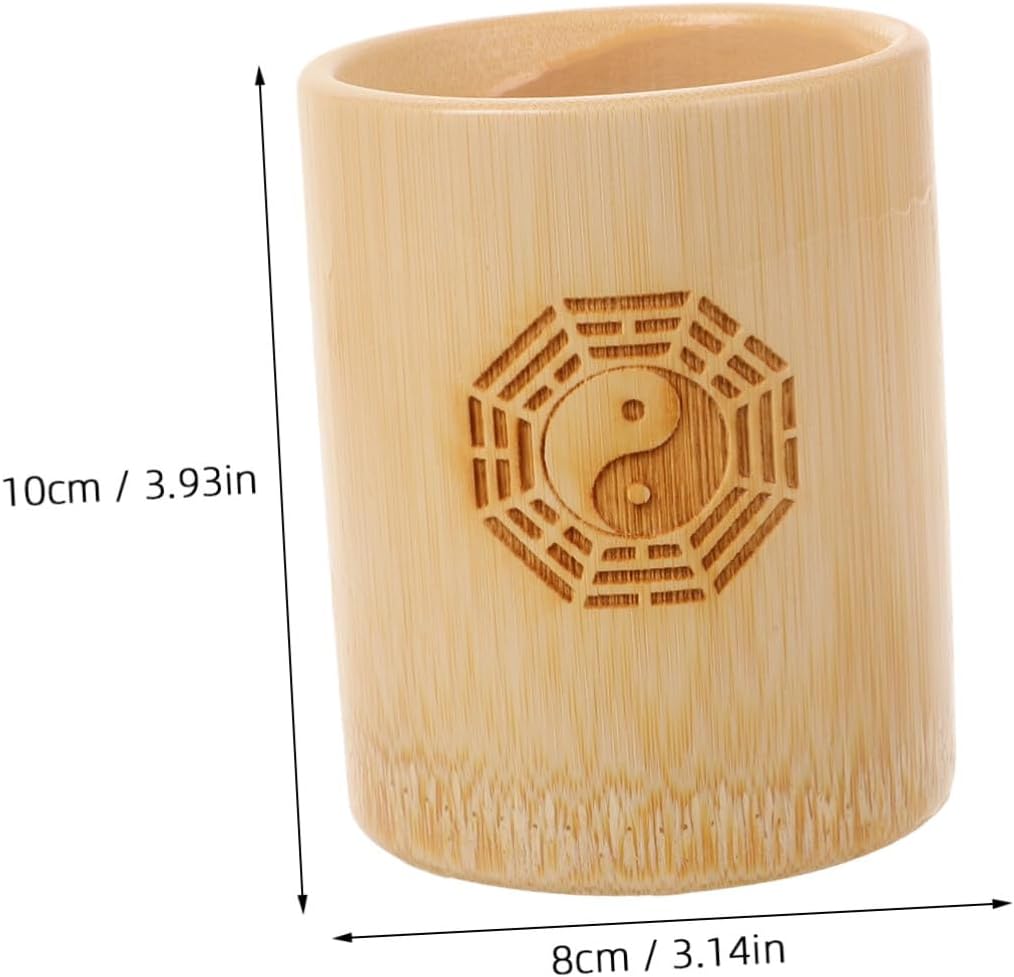 Chinese Divination Sticks with Bucket and Book Vintage Tai Chi Fortune Telling Game Sticks for Feng Shui Accurate Divination Tools for Study and Home Decor