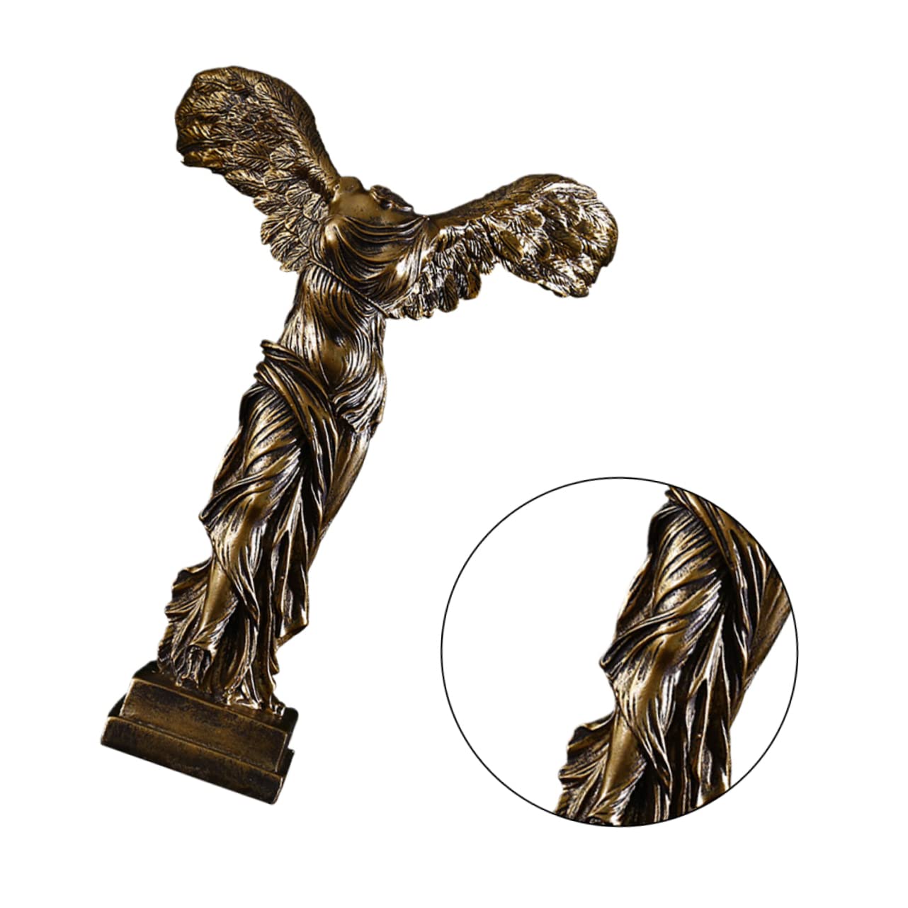 ULTECHNOVO Escultura de Resina Adorno de Escritorio Artesanías de Resina Adorno Hogar