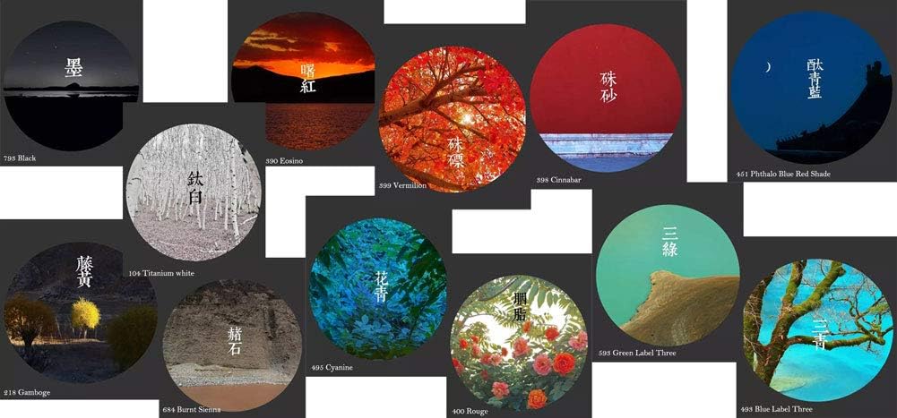 Easyou Marie Chinese Painting Color Tubes Pigment Water Color Big Size Watercolor Set 12mlx36colors