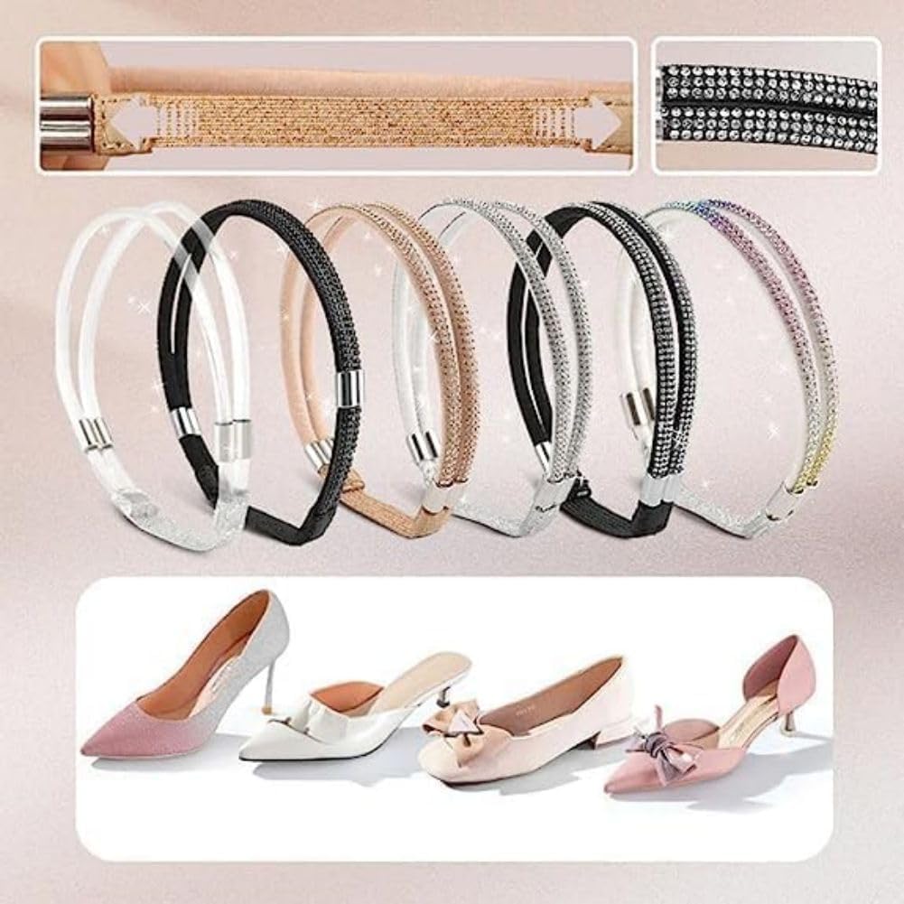 Bande sangles chaussures cuir amovible tenir lâche Décor chaussures talons hauts