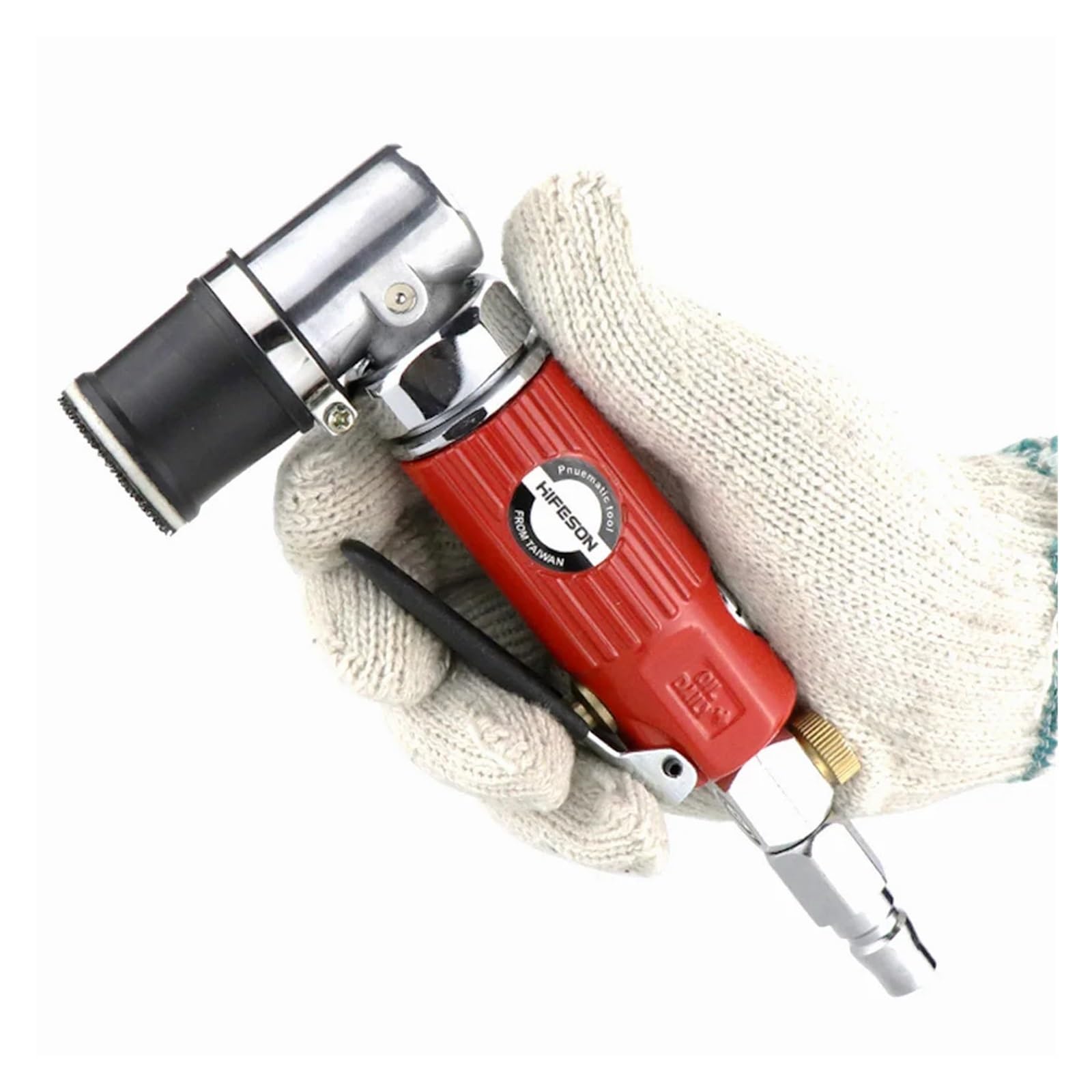 Afilador de Brocas, Amoladora de punta neumática 1 pulgada, máquina papel lija pulido, amoladora polvo, piezas automotrices(6MA)