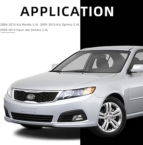 Miniatura 6 de JOKASI Conjunto de carcasa del termostato del refrigerante del motor 25600-2G600 apto para Hyundai Sonata Kia Optima Rondo 2008 2009 2010 2.4L,