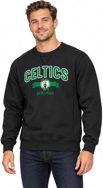 Blue 84 NBA unisex-adult Nba Officially Licensed Crewneck Sweatshirt Sanded Fleece Team Color