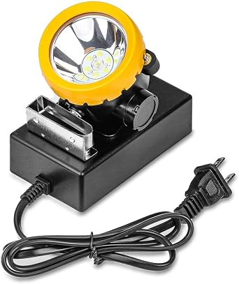 150W Waterproof Explosion Proof Safety Mining Headlight Rechargeable,LED Miners Head Light Flashlight Underground Head Lamp Coal Mining Lights for Hard Hat