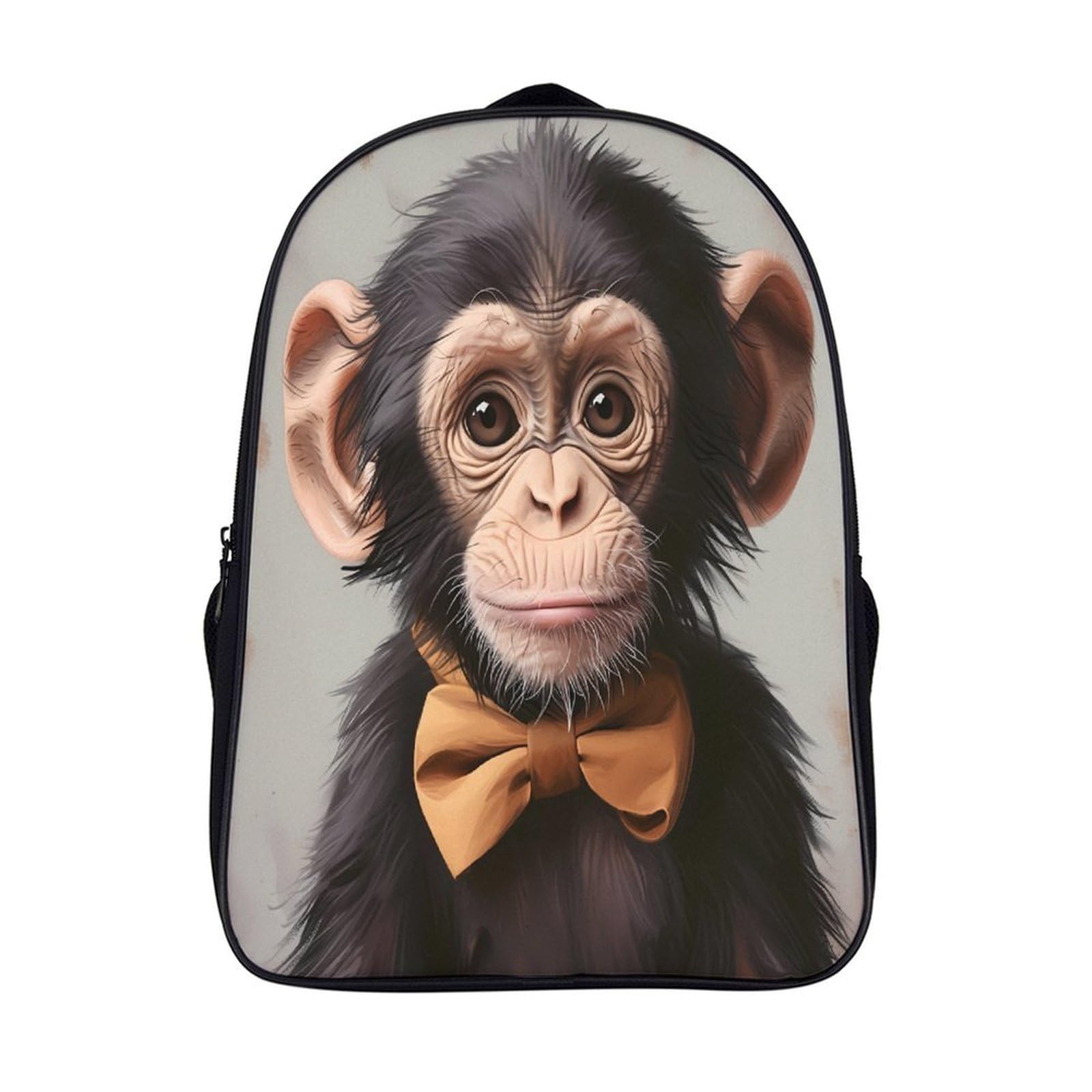 Sac à dos 12 ans et plus garçons filles singe imprimé en 3D