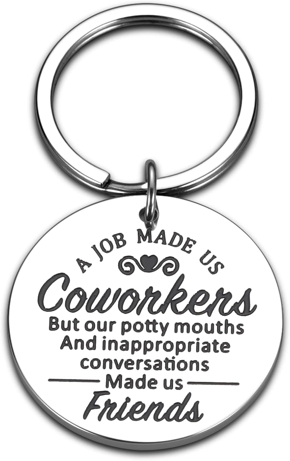 Funny Coworkers Gifts for Women Men Office Keychain