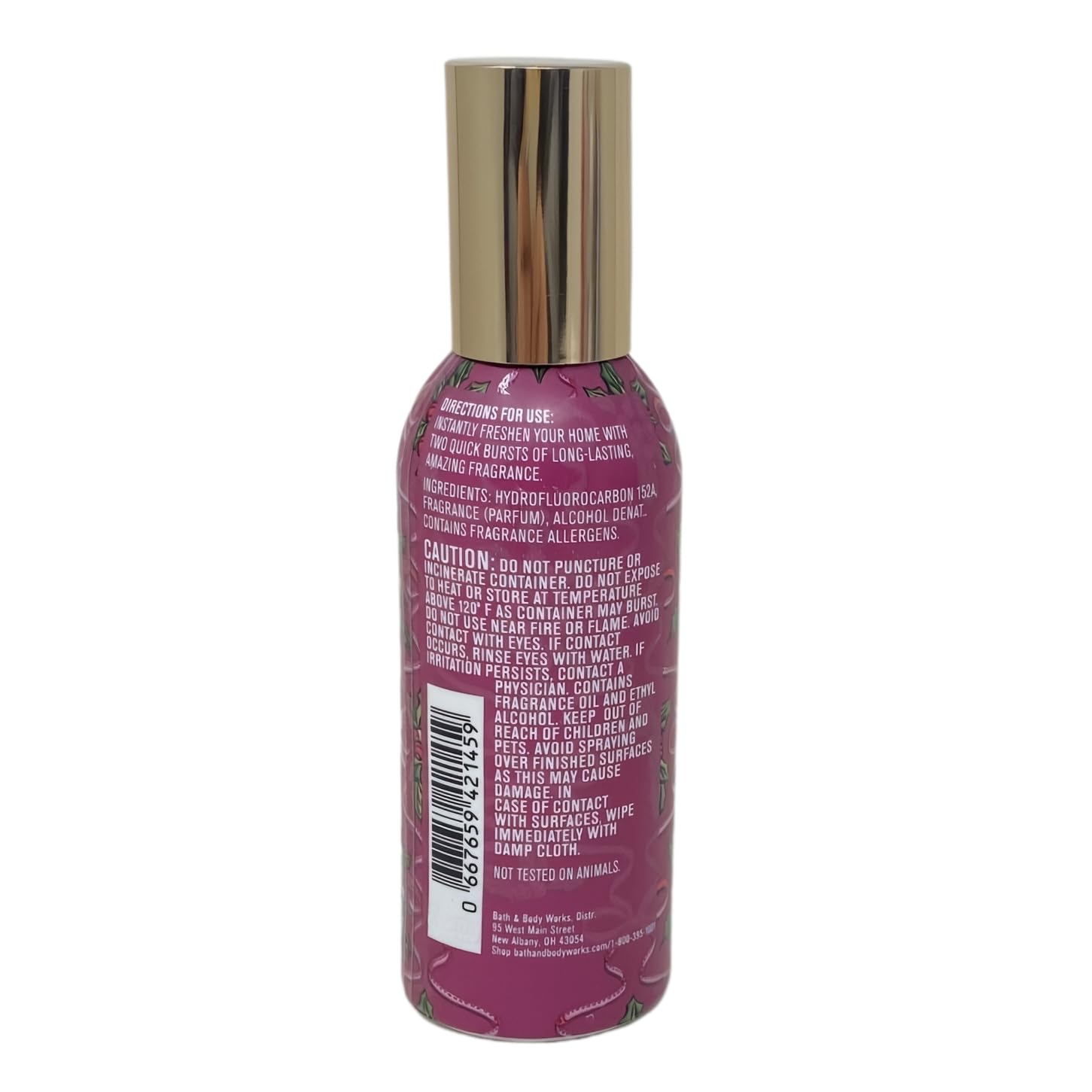 Bath & Body Works The Perfect Christmas - 2 Concentrated Room Spray - with a Peach Gardenia Sample Soap