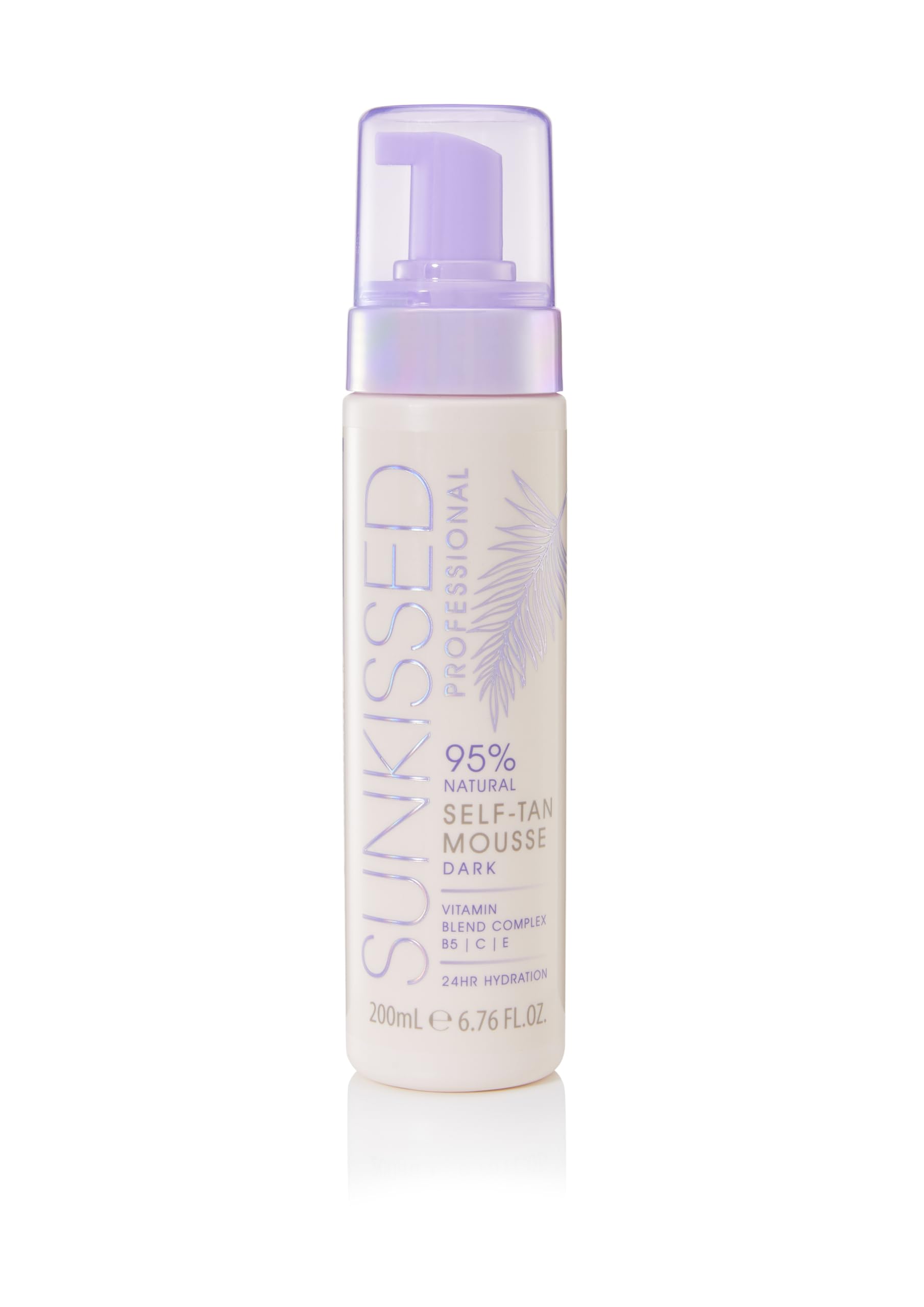 Sunkissed Professional Self Tan Mousse 200ml -Vitamin Blend Complex B5, C, E - 24HR Hydration (Medium)