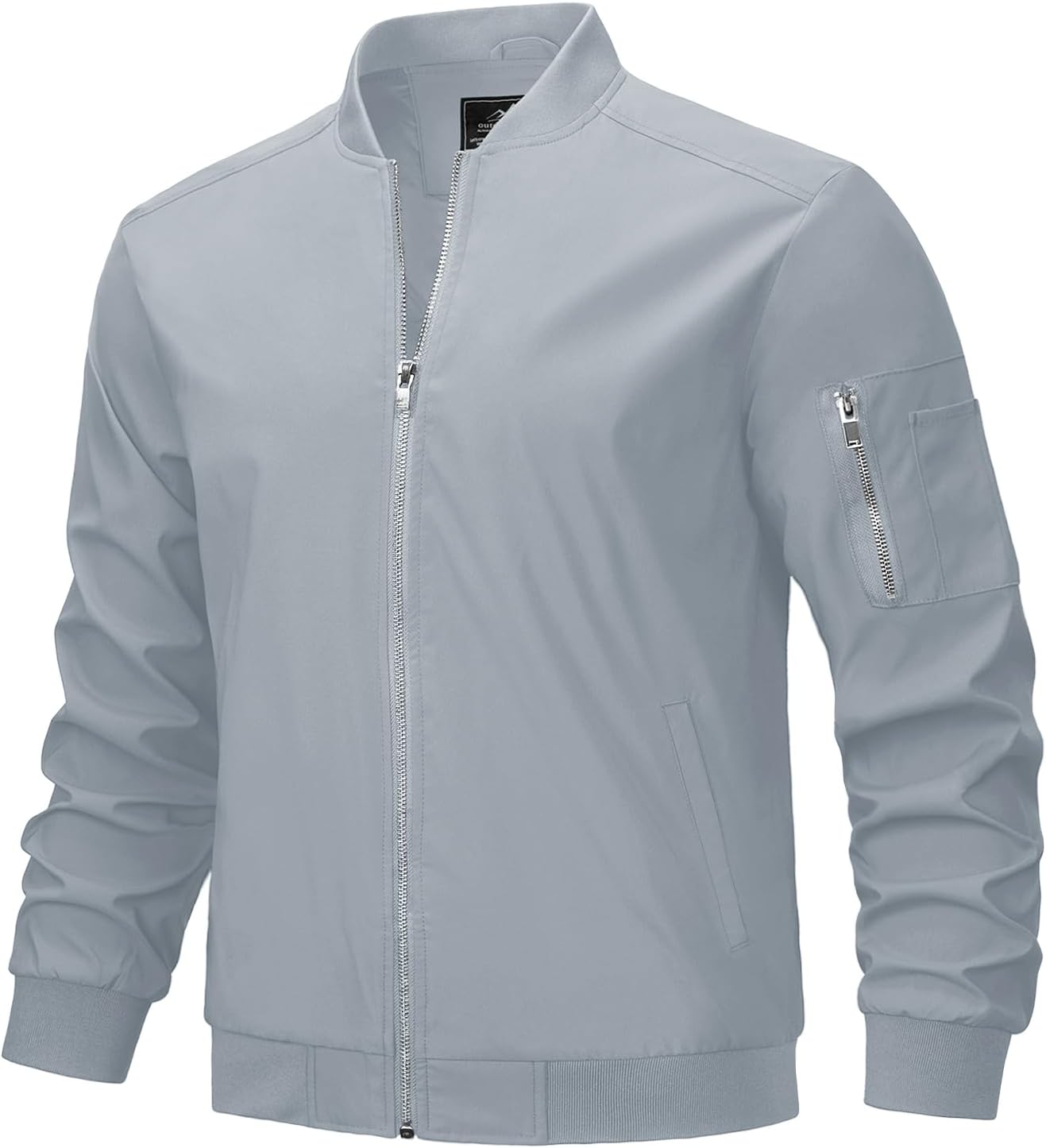 MAGNIVIT Men's Lightweight Bomber Jacket Windbreaker Casual Fall Spring Outdoor Coat