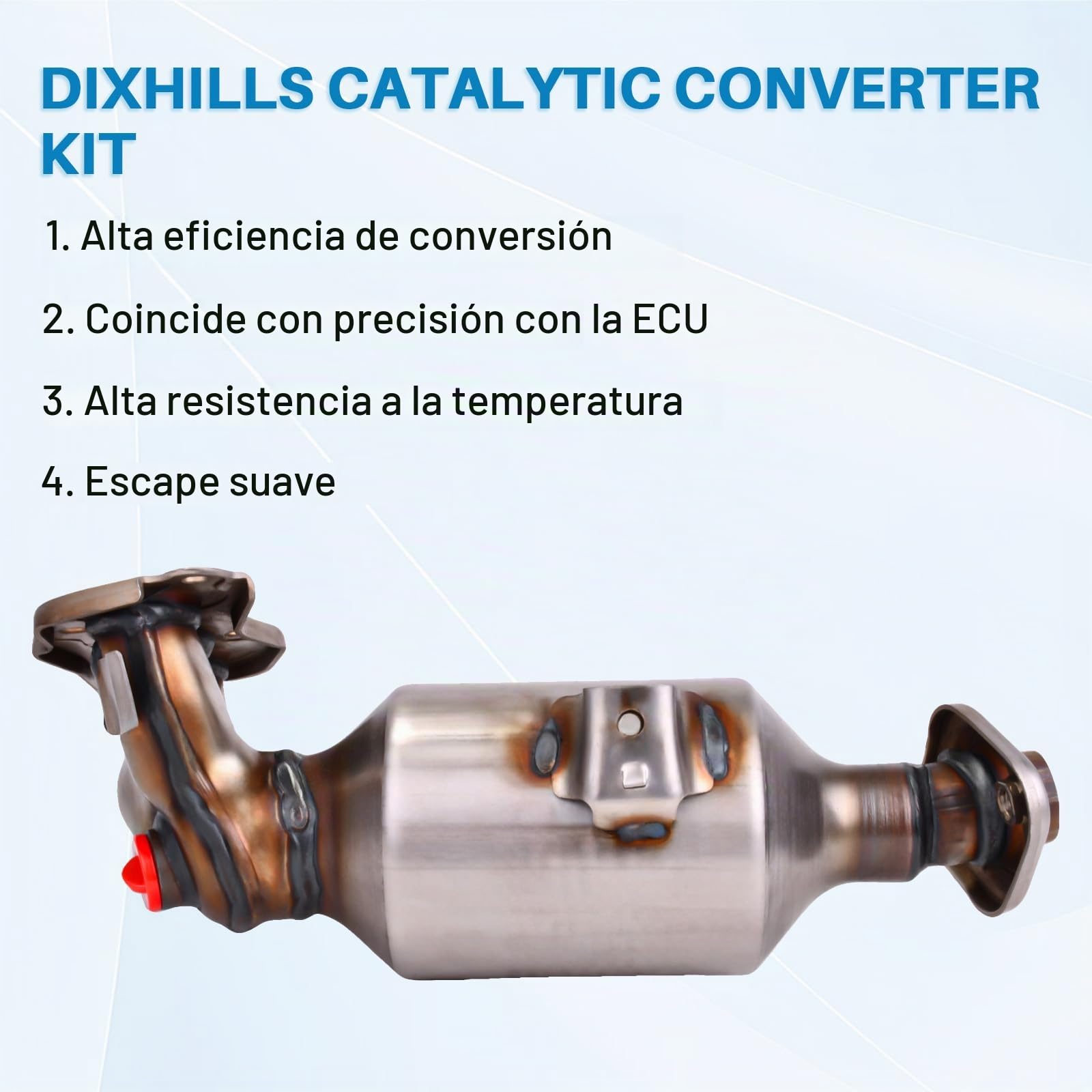 Catalizador con piezas de montaje Compatible con C1 (PM_, PN_) 107 (PM_, PN_) AYGO (_B1_) Reemplazo para 0342L5 171400Q010