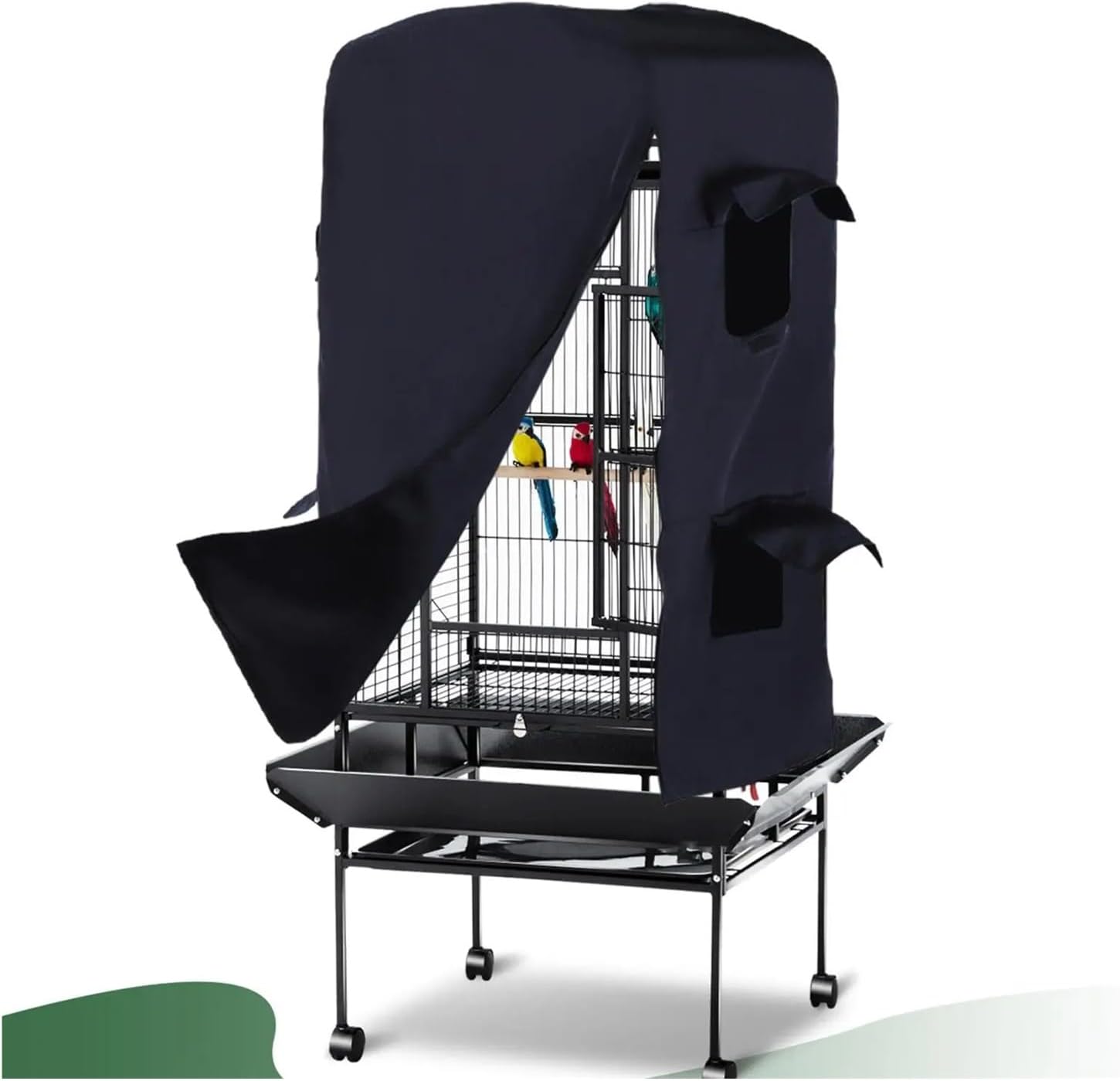 Bird Cage Cover Birdcage Cover Sunproof Universal Pet Blocking Light Night Blackout for Winter Backyard Outdoor Garden Autumn