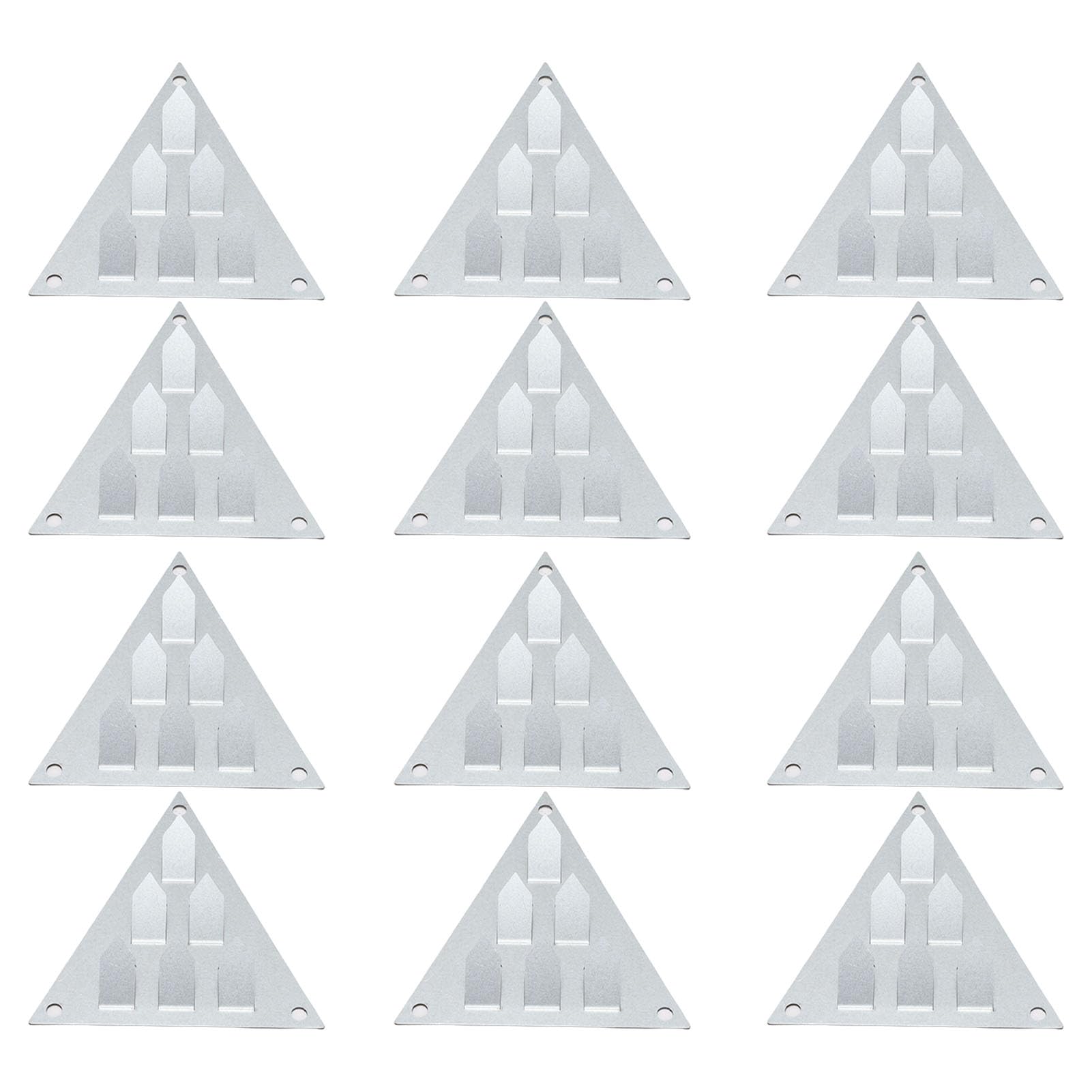 Clips Empaladores para Paneles Acústicos: Soporte Triangular de Acero Galvanizado con Tornillos