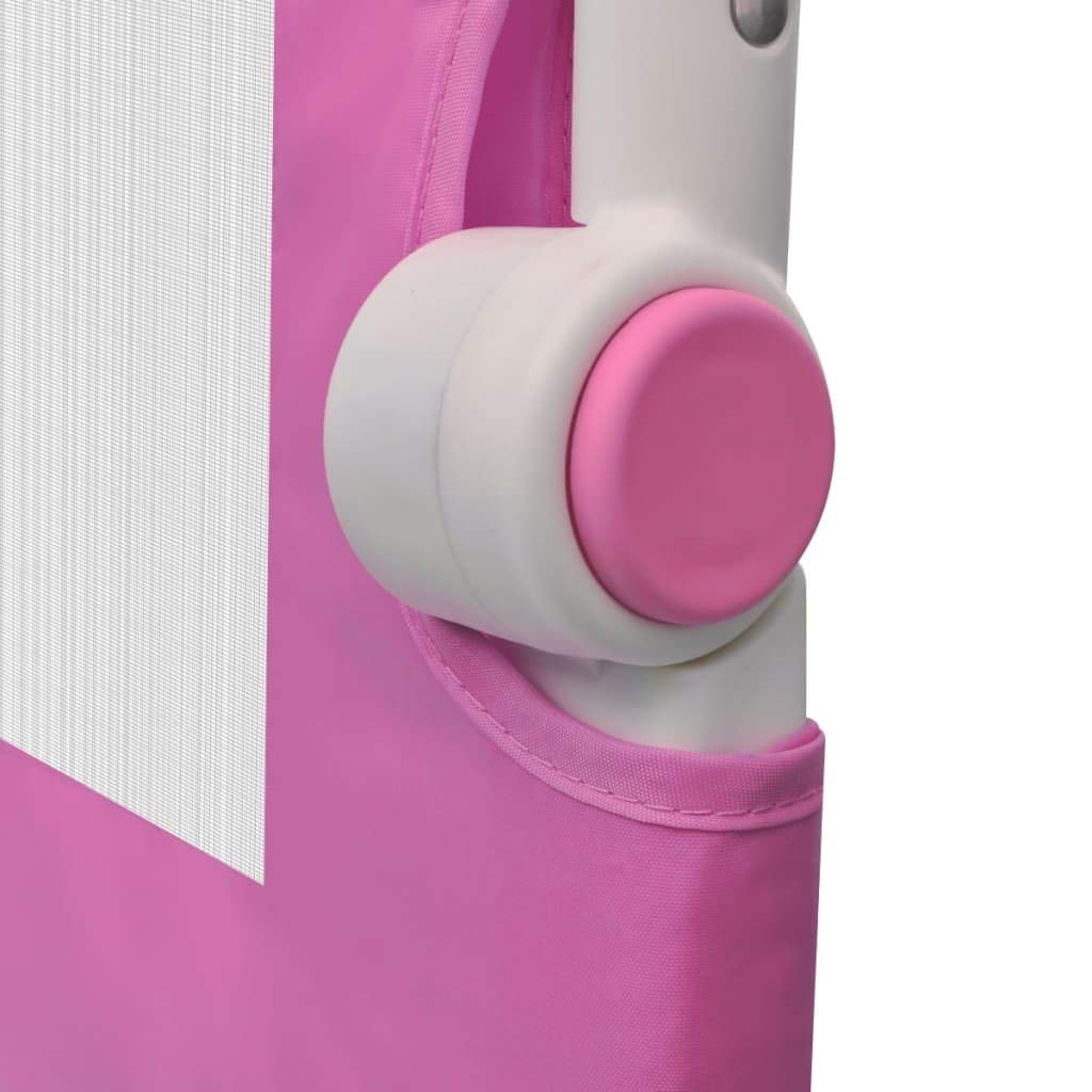 Festnight Barrera de Cama Barrera de Seguridad Infantil para la Cama 150 x 36,5 x 42 cm Rosa