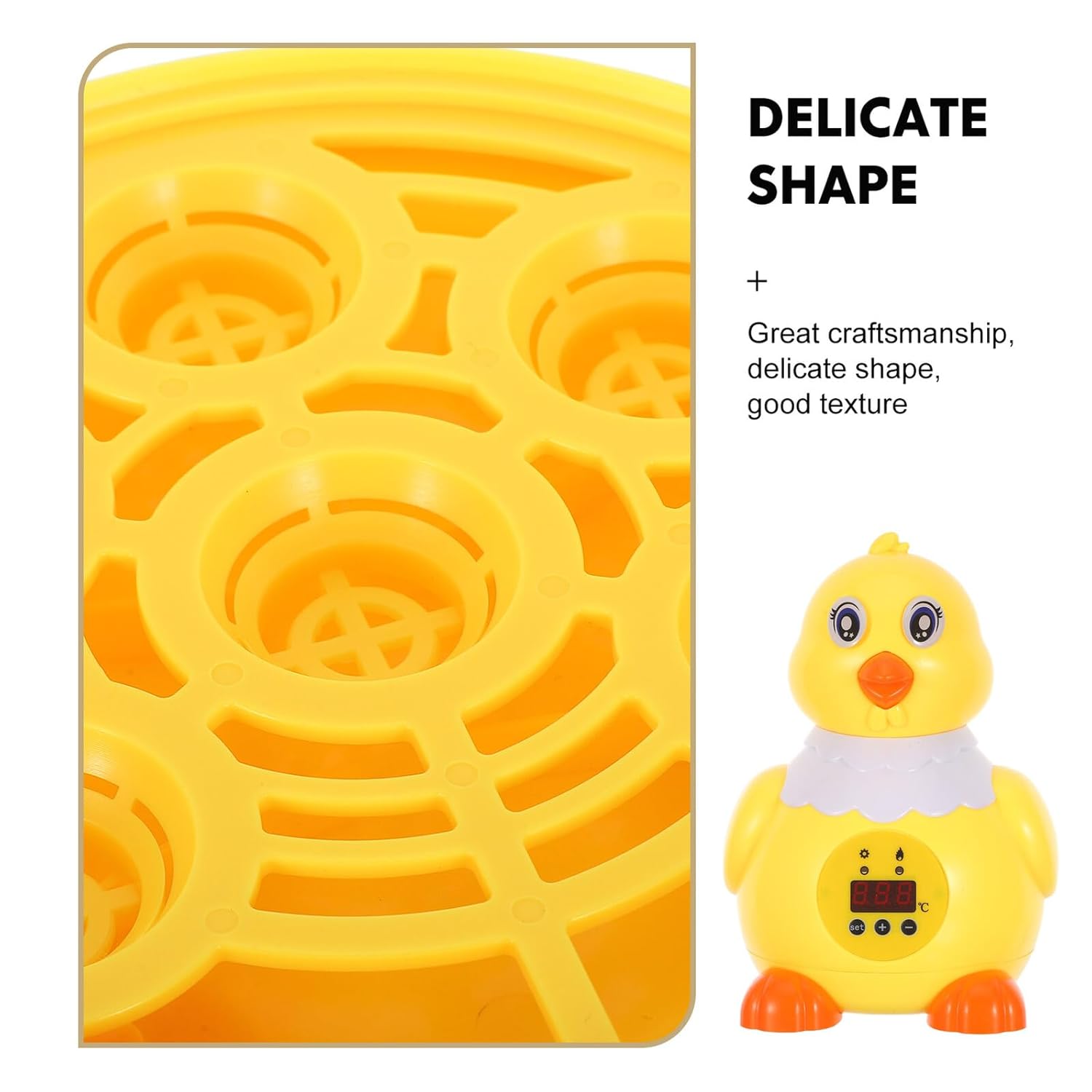 Automatic Egg Incubator for Hatching 6 Poultry Eggs with Temperature and Humidity Control for Chicken Ducks Quails US Ac110