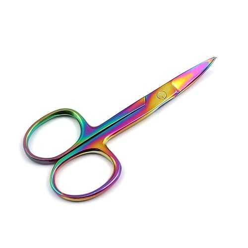 DDP CUTICLA DE ARCO IRIS MULTI TITANIO COLOR TITANIO CURVADO 3.5"