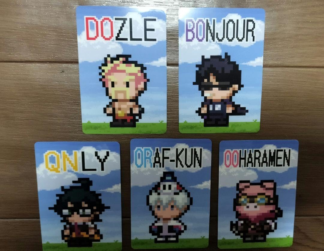 Amazon.co.jp: ドズル社 ウエハース カード⑨ ドット絵 : おもちゃ