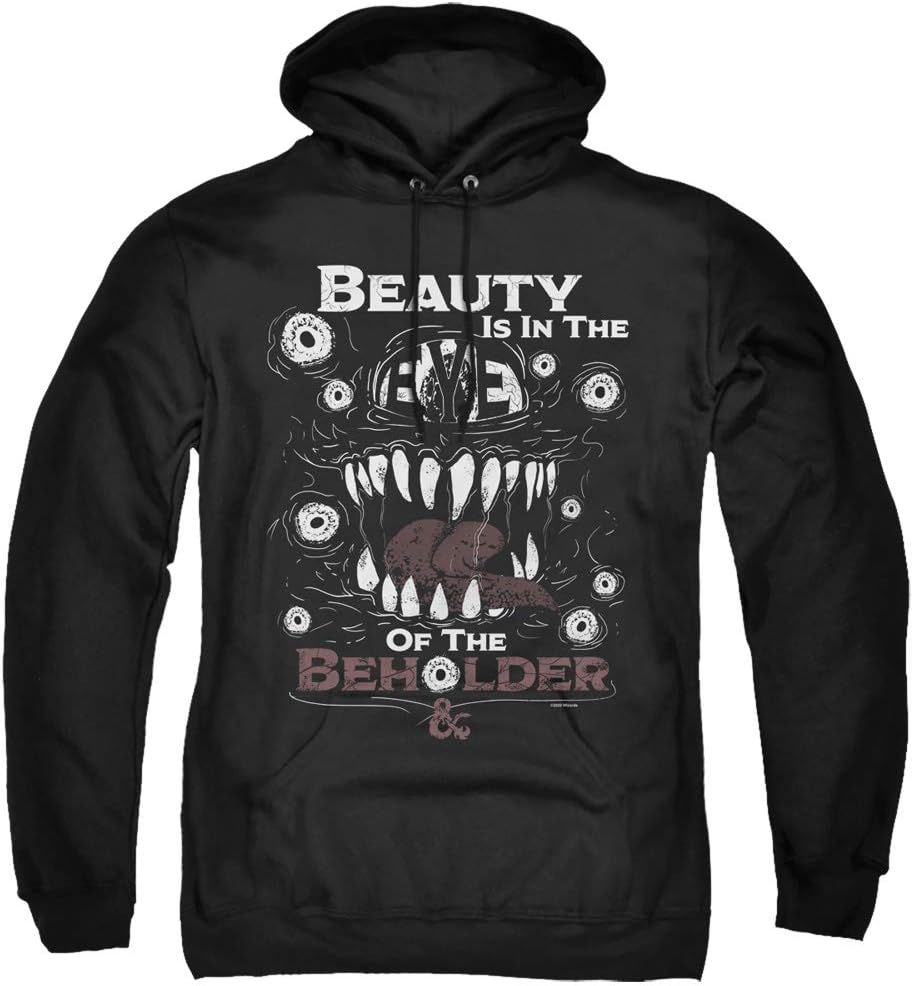 Dungeons & Dragons Eye of The Beholder Unisex Adult Pull-Over Hoodie for Men and Women