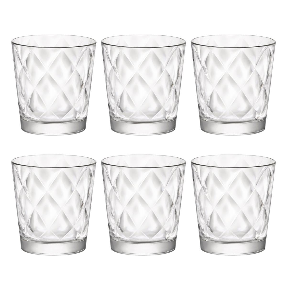 Bormioli Rocco Transparent Bormioli 128756-V42 Kaleido Crystal Water Glass 24 Cl Set Of 6