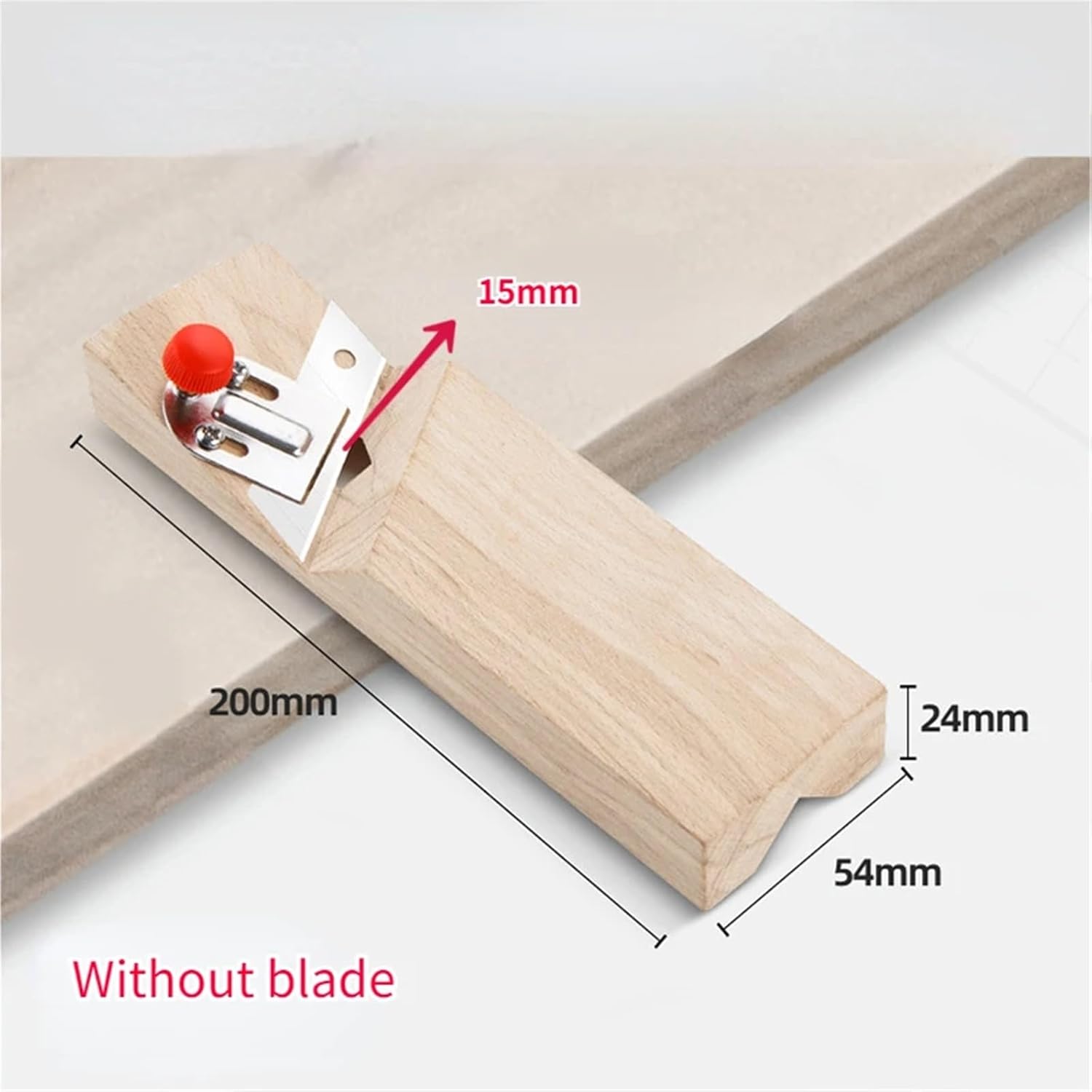 Woodworking Blade Edge Corner Planer Trimming V-shaped Chamferer Gypsum Board Drywall Corner Plane Deburring Wood Planer Tools (Size : B)