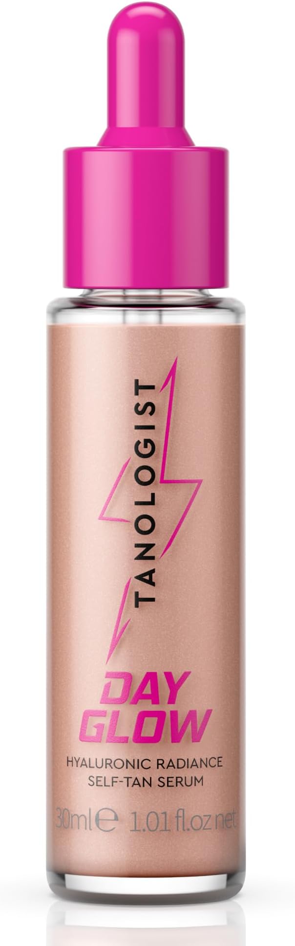 TanologistDay Glow Face Serum - Hydrating Primer with Hyaluronic Acid, Vegan and Cruelty Free, 1.01 Fl Oz