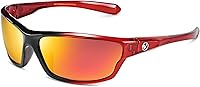 Vista 24 de Nitrogen Gafas de sol deportivas polarizadas envolventes para hombres y mujeres, UV400, para conducir, pescar, correr, gafas de sol