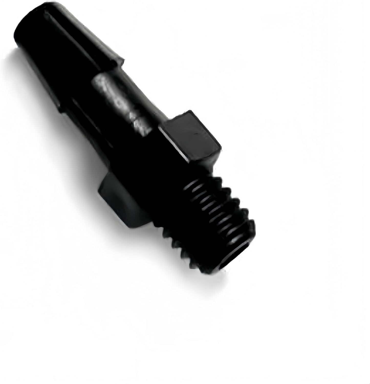 Plastic Hose Barb Fittings Hose Barb to 10-32UNF Male Thread Adapter Pipe Connector for Laboratory Biochemical Analytical Instruments Food Machinery Black PP 100pc/pk (3.2mm 1/8'' Black)