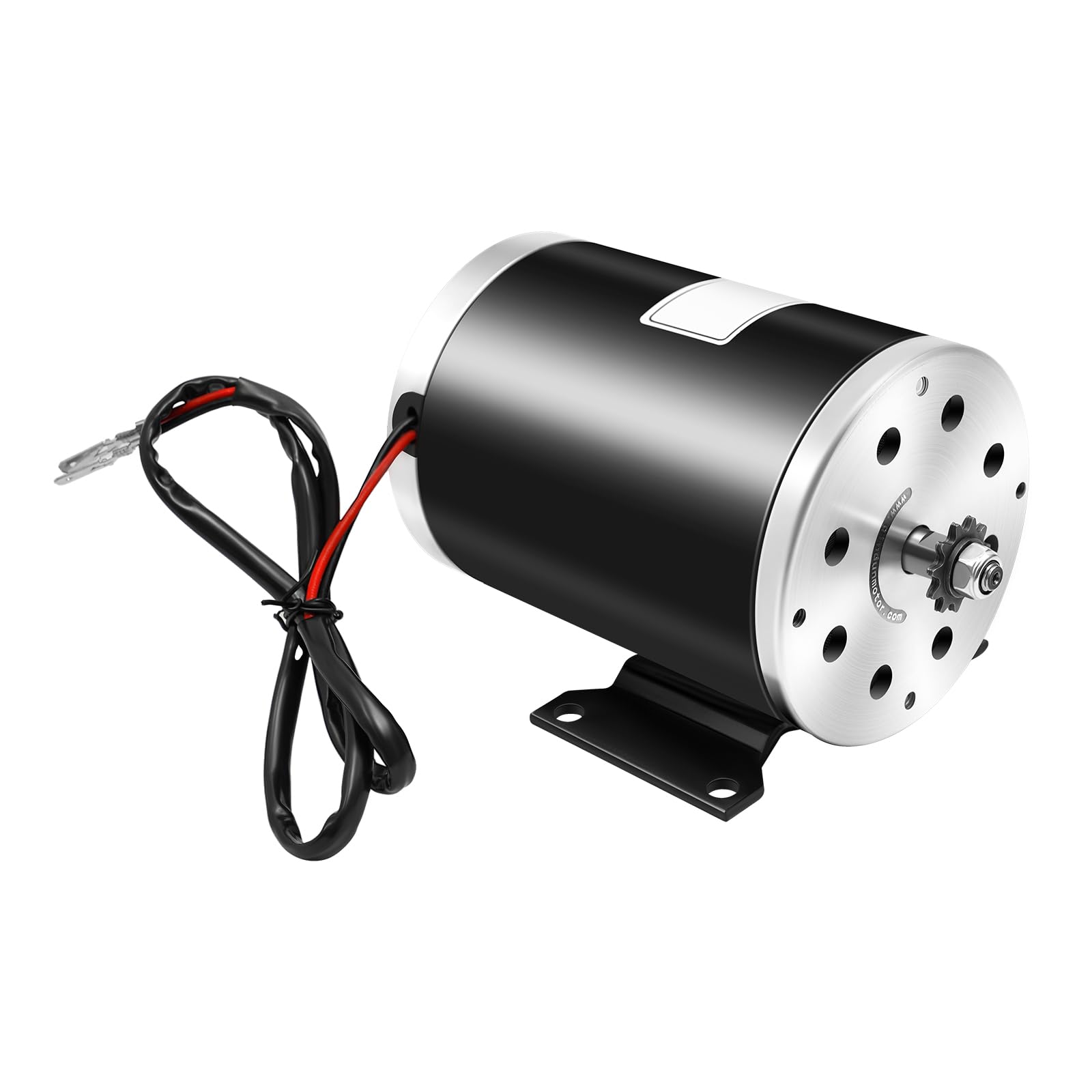 Electric Brush Motor, 36V 1000W MY1020 Type Brushed Dc Electric Motor with Heat Dissipation Holes & Base, 3000Rpm Electric Scooter Motor for Go-Karts, Motorcycles, Electric Bicycles