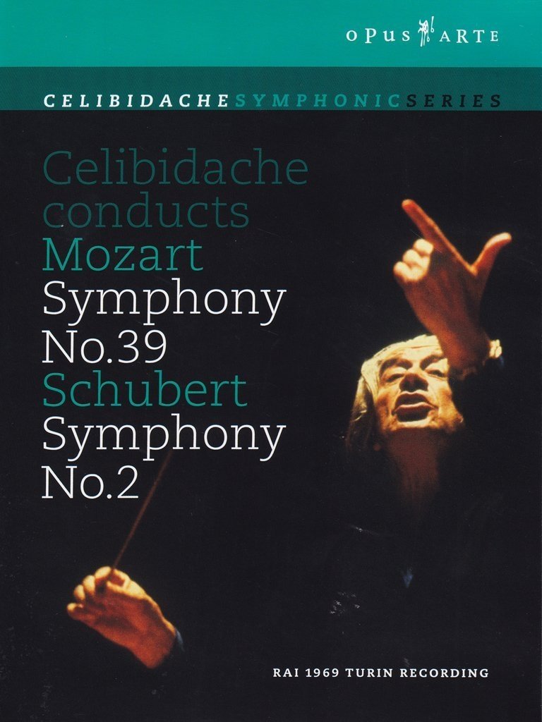 Celibidache Conducts Mozart And Schubert: Symphonies 39 And 2 [DVD] [2007] [NTSC]