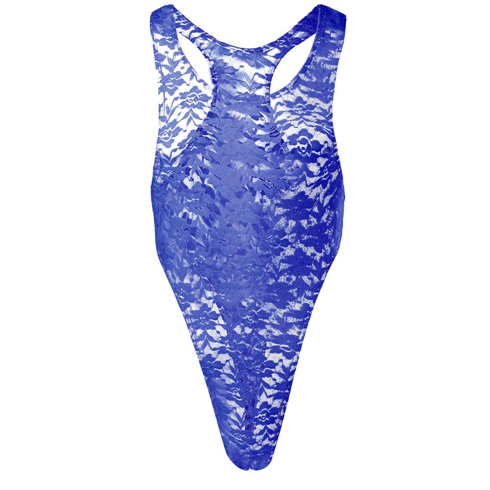 Buy IWEMEK Men's OnePiece High Cut G String Underwear Wrestling