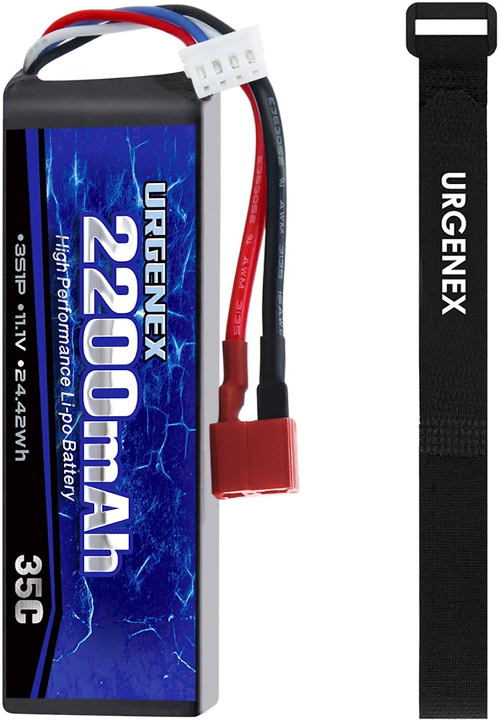 3S Battery 3S 11.1V 2200mAh 35C Lipo Battery With T Connector