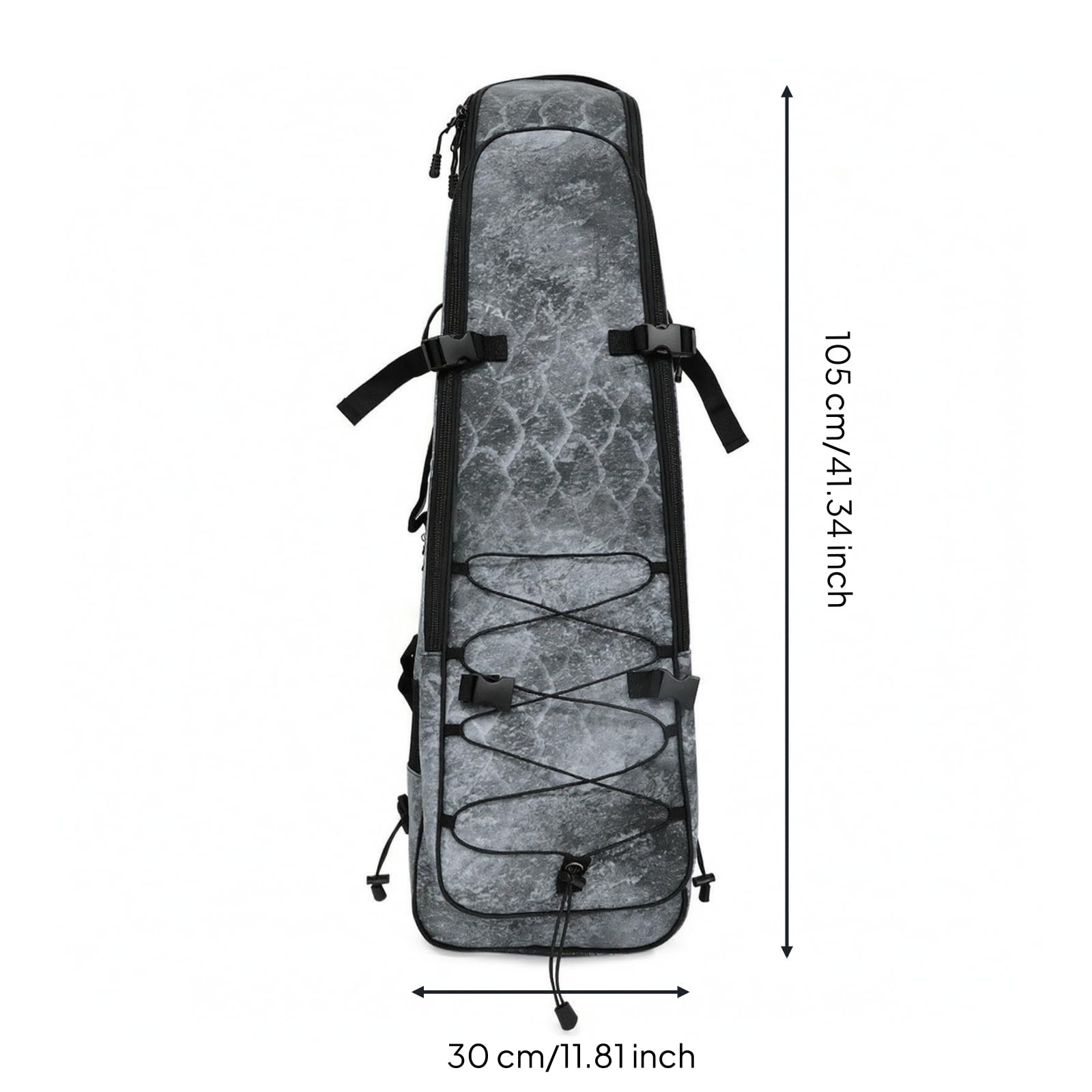 Zaino con Imbottiti Impermeabile Zaino Elastiche Imbottito Borsa da Trasporto per Paddler, Outdoor, Kayak