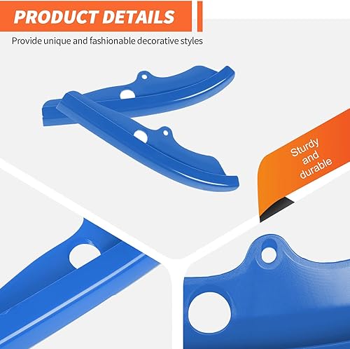 Miniatura 6 de Cubierta protectora para parachoques delantero compatible con Dodge Challenger RT GT SRT 2015, 2016, 2017, 2018, 2019, 2020, 2021, 2022, 2023 (azul)