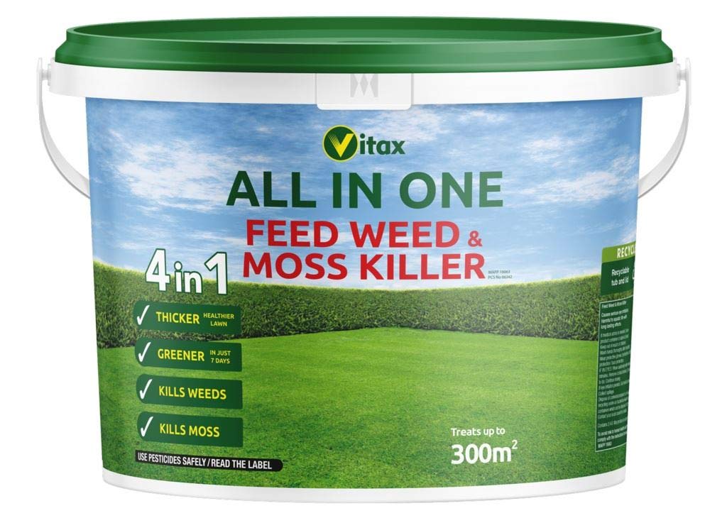 Vitax Feed Weed & Moss Killer - Treats 300m2