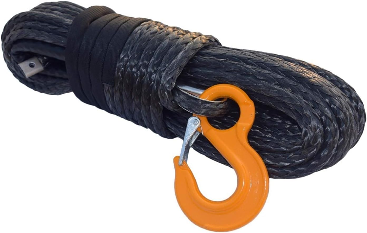 Synthetic Winch Line Cable Rope Black 12mm30m Synthetic