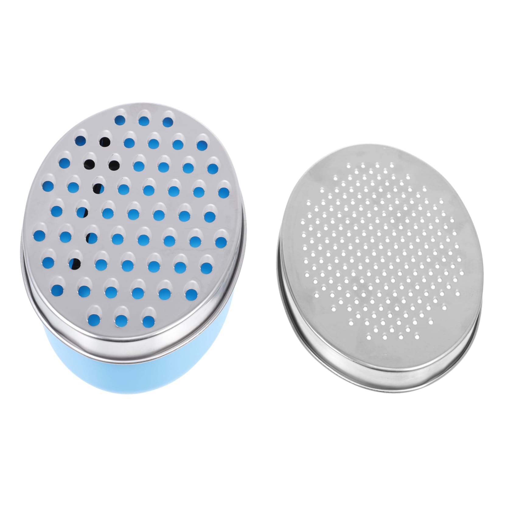 HEALLILY 2 Pcs Stainless Steel Cheese Slicer Auto Cheese Grater Handle Plastic Handheld Kitchen Tool