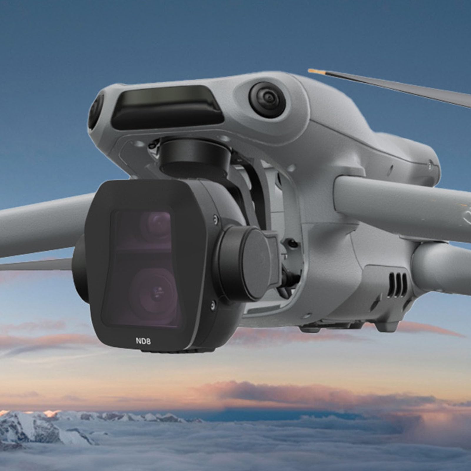 Filtri UV CPL ND16 ND32 ND64 per Drone AIR3S, Riduzione 'esposizione, Immagine Stabile, Rivestimento Ad Alta Definizione, Facile Installazione