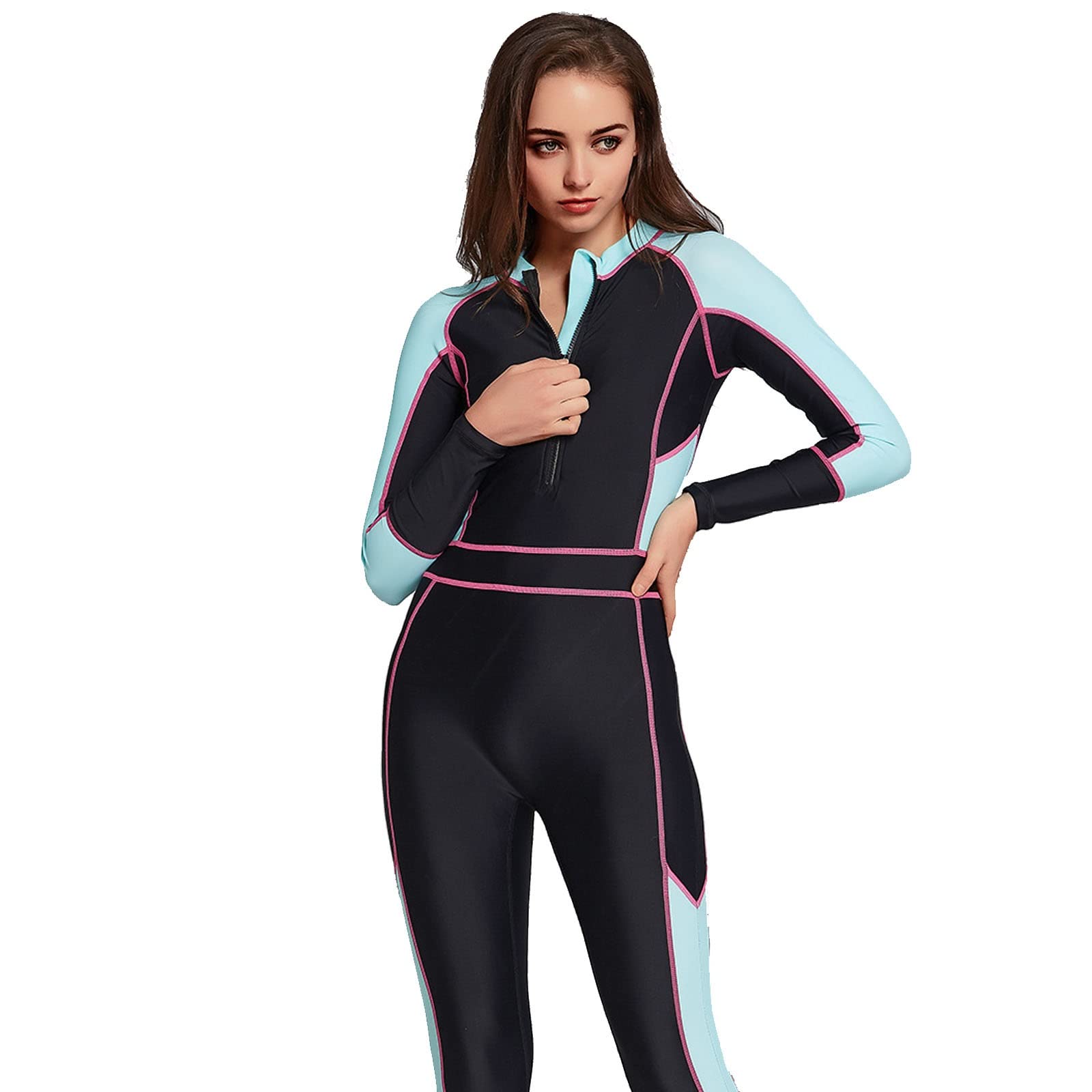 Amazon.co.jp: 女性用フルウェットスーツ、スキューバダイビング