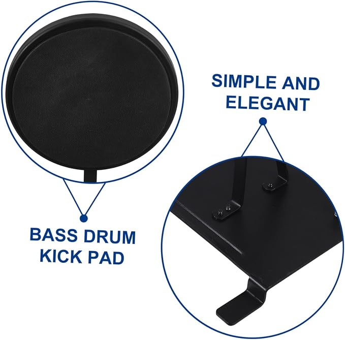 Pad de práctica para pedal de bombo doble miniatura 4