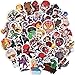 Produktbild Sticker Aufkleber,100 Stück Superhelden Stickers for Kids Vinyl Wasserfeste Figur Stickers Set für Water Bottle, Auto, Skateboards, Laptop, Kühlschränke, Fahrräder, Gepäck, Telefon und mehr