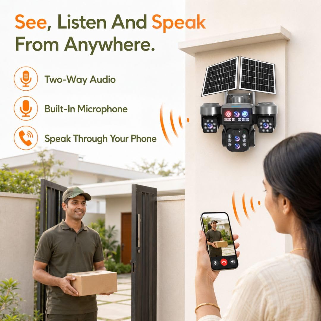XUGA Cybernautt Solar 4G Camera - 12MP Outdoor Security -4
