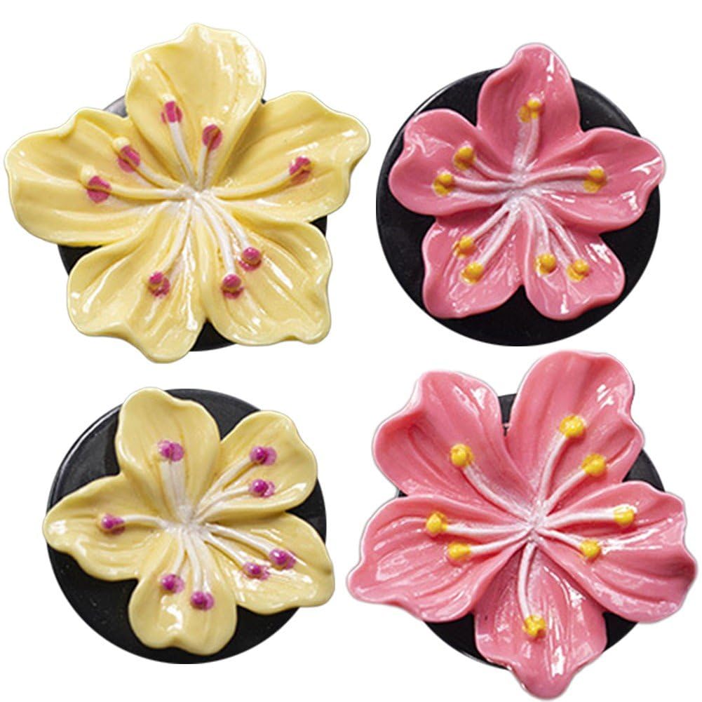 Baokuan 2pair Car Perfume Clip Flower Air Outlet Car Air Freshener Vent Clips Diffuser Car Decoration Accessories Car Perfume Clip