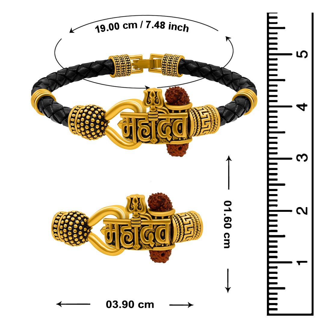 Antique Ethnic Kada Bracelet for Mahadev