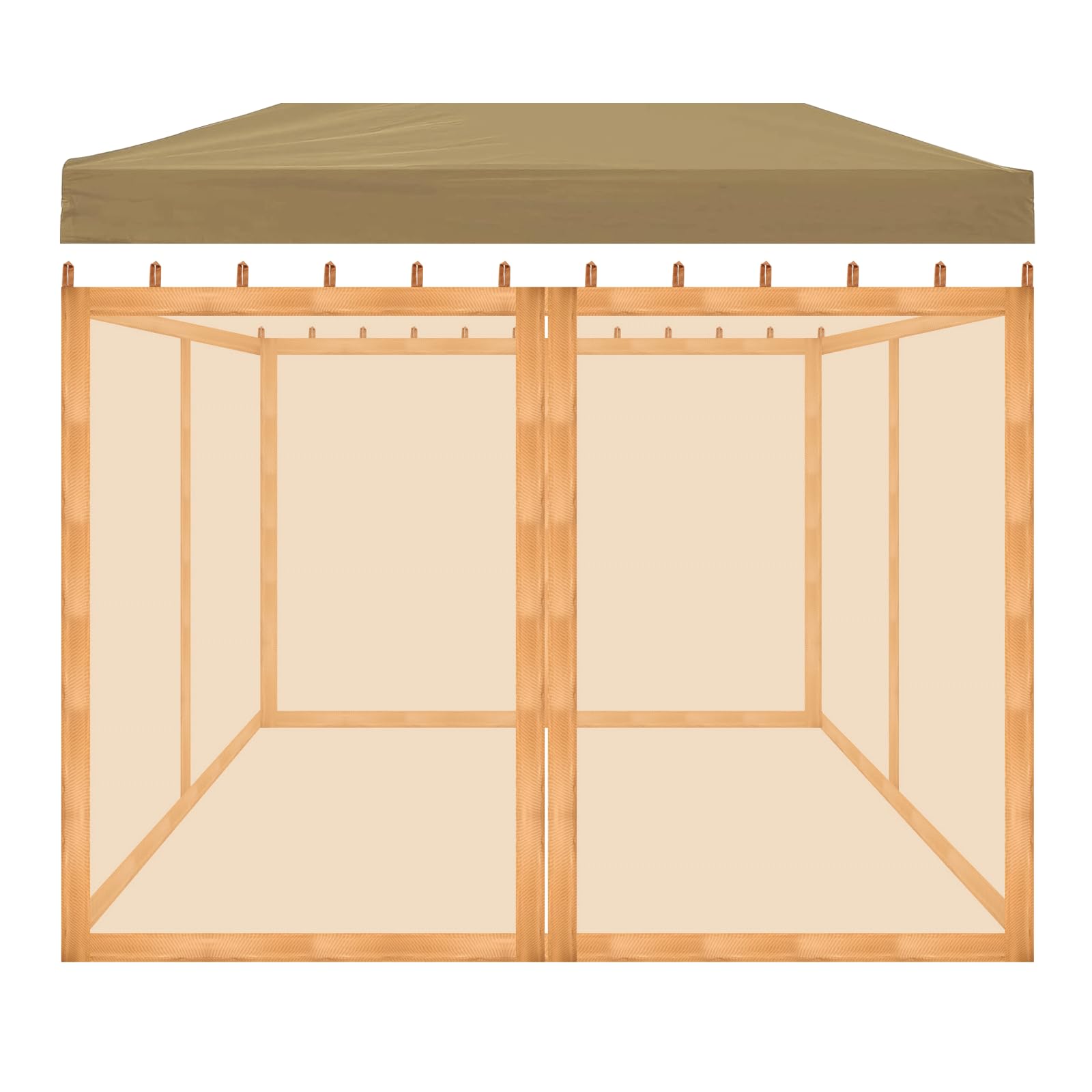 Zanzariere Per Gazebo Jianyana Zanzariera Per Gazebo, Per Protezione Completa Dagli Insetti, 2 Dimensioni 3 X 3 M E 3 X 3 M Zanzariera Per Esterno Facile Montaggio