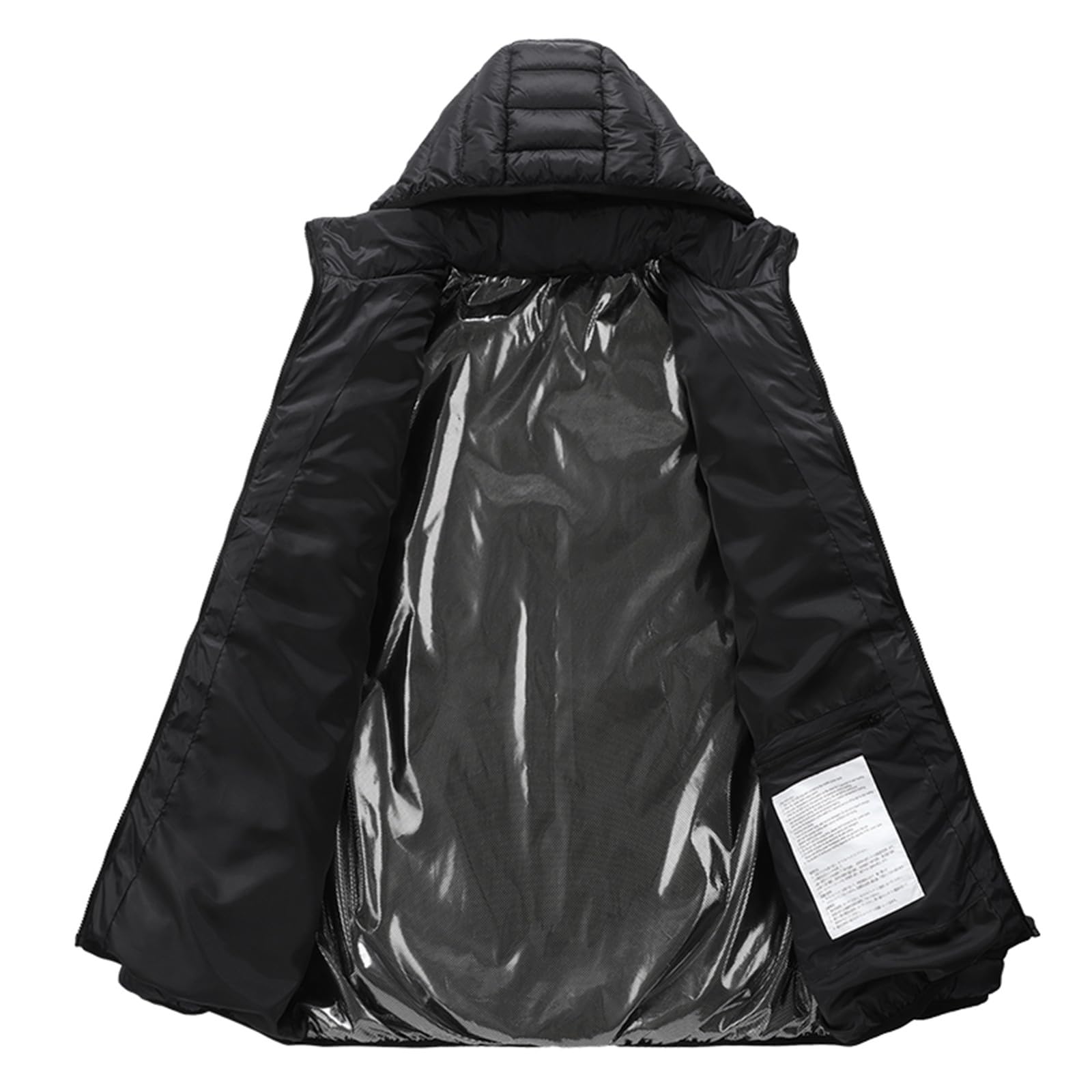 Beheizbare Jacke Herren Winter Heizjacke mit 19/27/31 Heizzonen Elektrische Beheizte Winterjacke USB Beheizbar Steppjacke mit Kapuze Wärme Kapuzenjacke Wanderjacke Outdoorjacke Männer Funktionsjacke