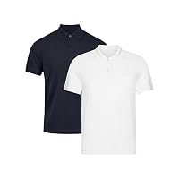 DANISH ENDURANCE Maglietta Polo Uomo Cotone, Pacco da 1 o 2